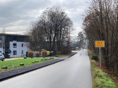 Ortsschild bezieht nun die Ortslage Hardt mit ein