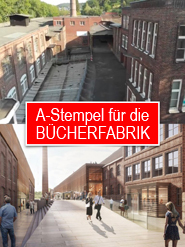 A-Stempel für die Bücherfabrik
